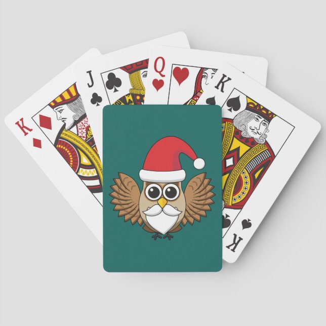 Baralho Santa Claus Owl (Verso)