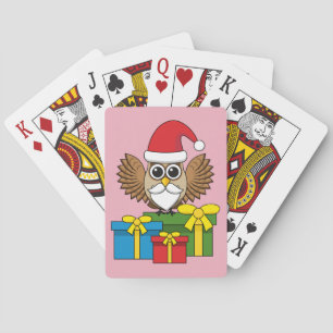 Baralho Santa Claus Owl com Presentes