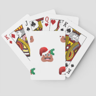 Baralho santa claus poop emoji