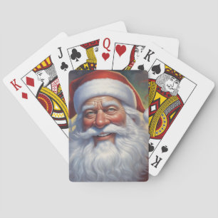 Baralho Santa Clause Feliz Feliz ano novo de Natal