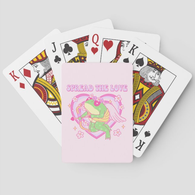 Baralho Sapo Cute Cupid - Espalhe o Amor (Verso)