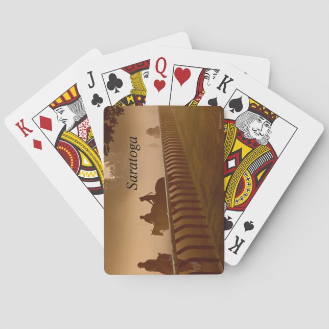 Baralho Saratoga Manning Tocando Cartões (Verso)