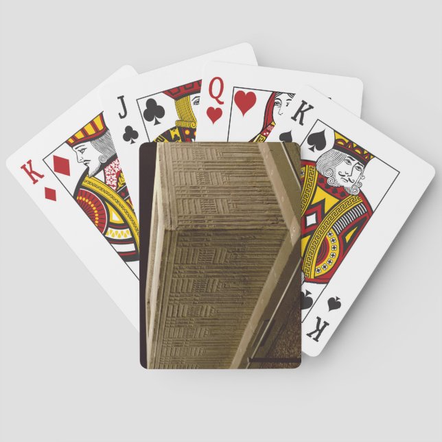 Baralho Sarcófago da barata de Abu (pedra calcária) (veja (Verso)