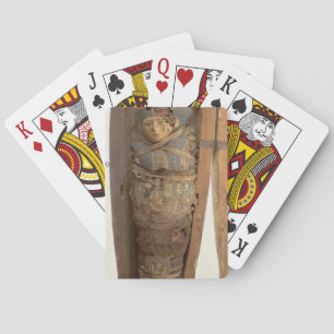 Baralho Sarcófago e corpo mummified de Psametik mim (664-