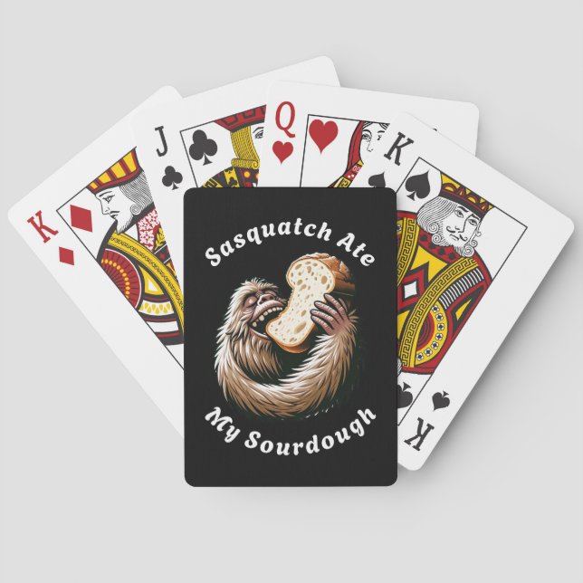 Baralho Sasquatch Comeu Minha Meia (Verso)