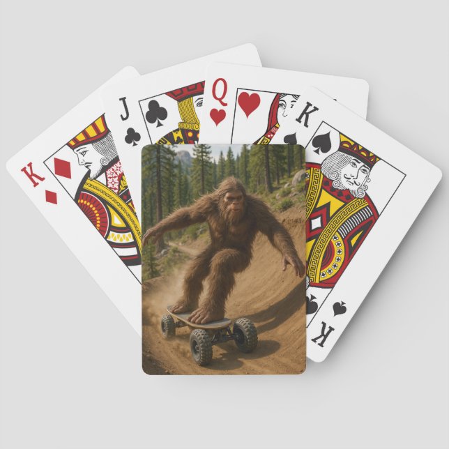 Baralho Sasquatch Mountainboard Adventure Playing Cards (Verso)