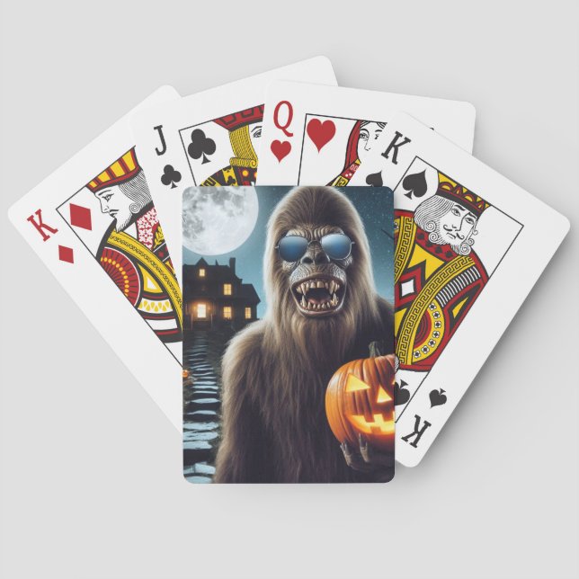 Baralho Sasquatch no Halloween (Verso)