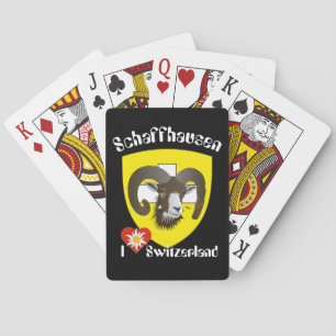 Baralho Schaffhausen - Suíça Suisse - cartas de jogar