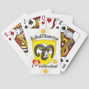 Baralho Schaffhausen - Suíça Suisse - cartas de jogar