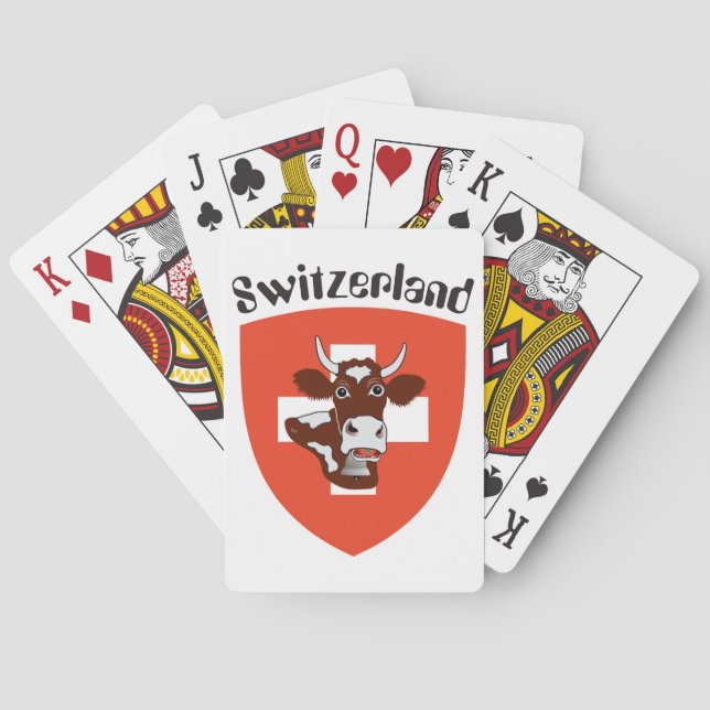Baralho Schweiz Suisse Svizzera Svizra Spielkarten (Verso)
