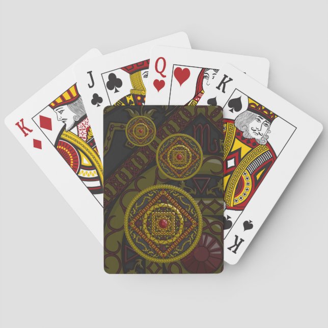 Baralho Scorpio Mandala Classic Placas (Verso)