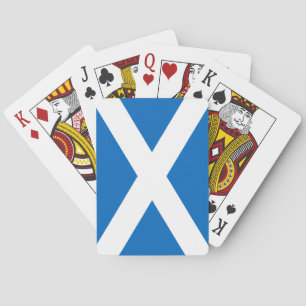 Baralho Scotland/cartões de jogo escoceses da bicicleta d