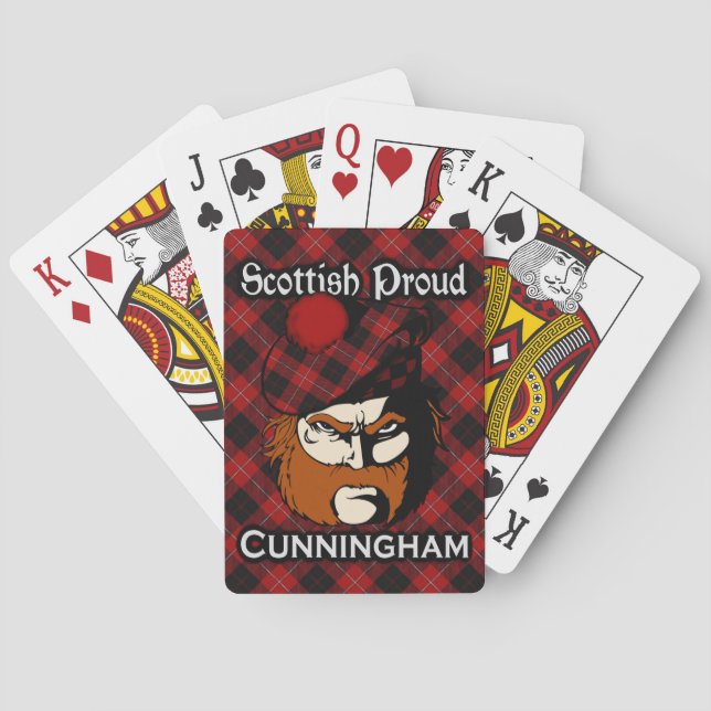 Baralho Scottish Clan Cunningham Tartan Deck (Verso)