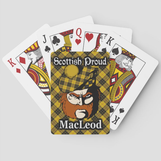 Baralho Scottish Clan MacLeod Tartan (Verso)