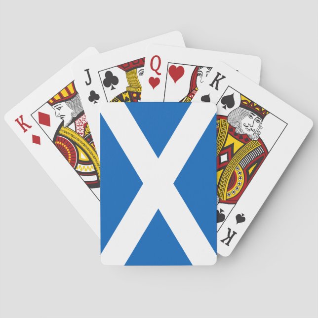 Baralho Scottish Flag (Saltyre) (Scotland Flag) (Verso)