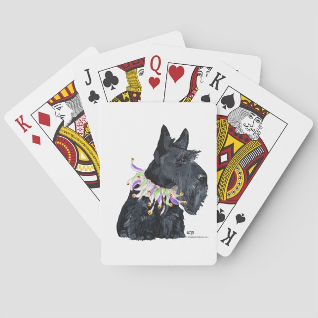 Baralho Scottish Terrier Party Animal (Verso)