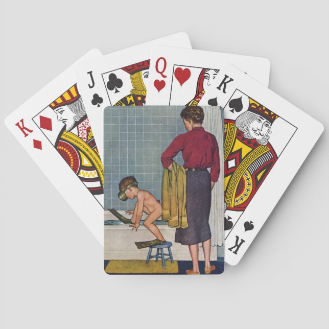 Baralho Scuba na banheira (Verso)