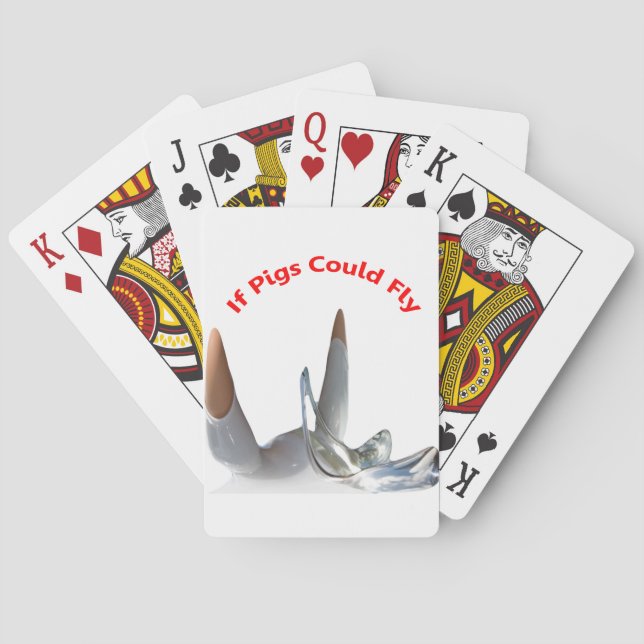Baralho Se Os Suínos Puderem Voar (Verso)