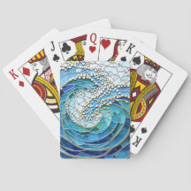 Sea of Waves Mosaic Art