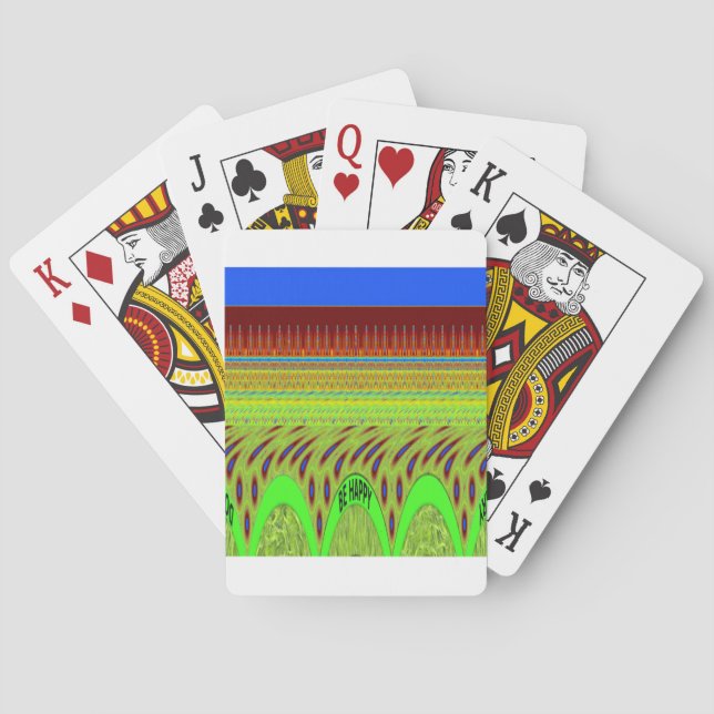 Baralho Seja feliz Bolinhas Colorida Motif Gift (Verso)