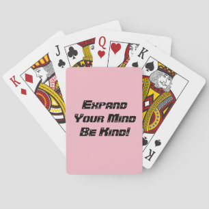 Baralho Seja gentil em jogar cartas