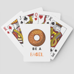 Baralho Seja um Design do Lover Bagel Funny Comida