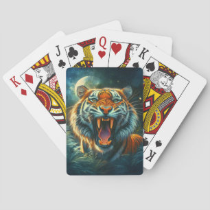 Baralho Selva-lua-lua de Tiger Rajada