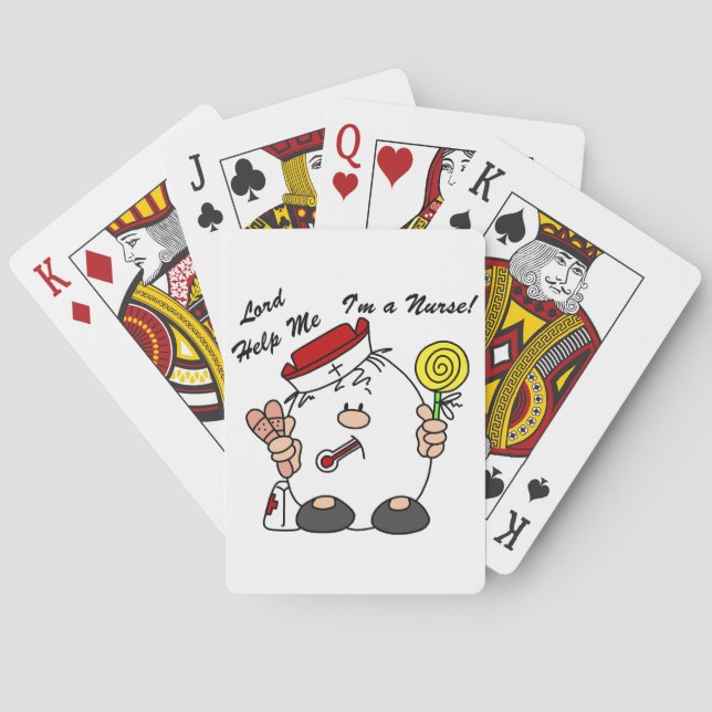 Baralho Senhor me ajude, sou enfermeira (Verso)