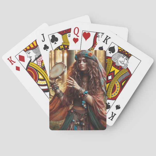 Baralho senhora cigana (Verso)