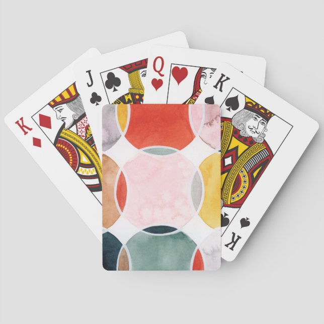 Baralho Sensical - Padrão do círculo (Verso)