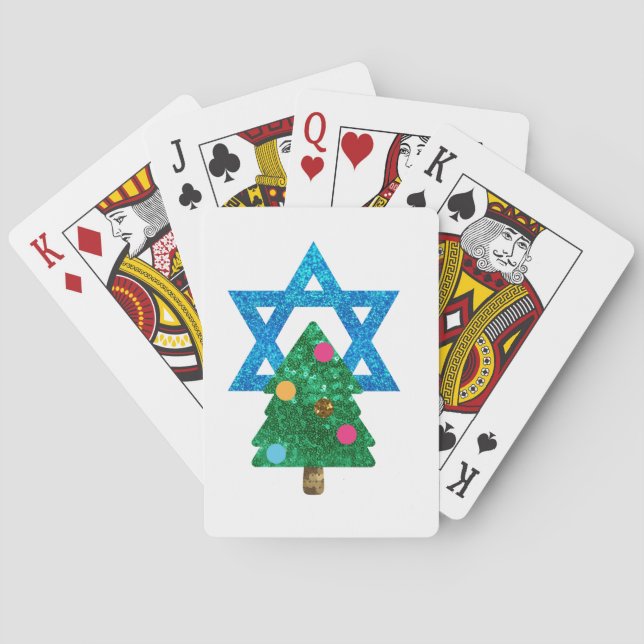Baralho sequin christmukkah hanukkah (Verso)