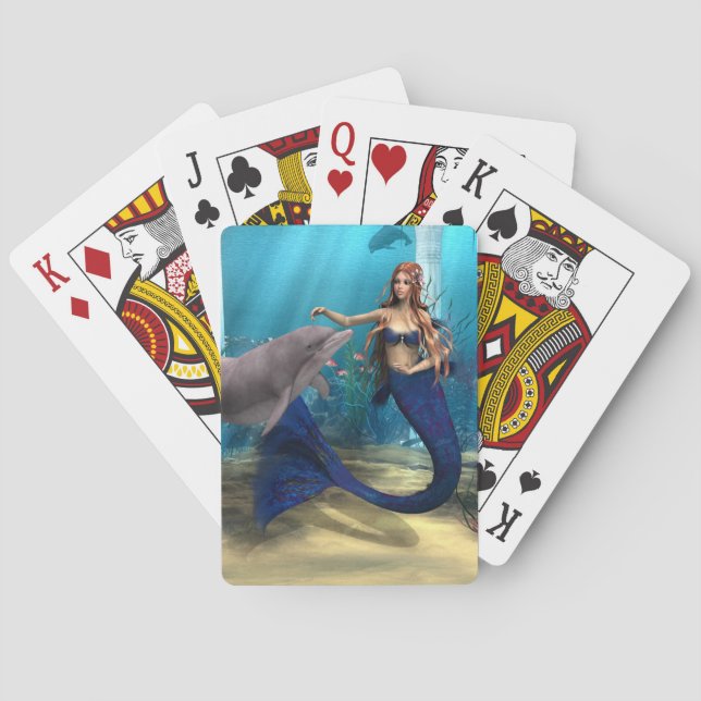 Baralho Sereia e Golfinho (Verso)