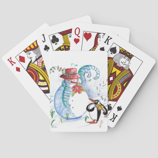 BARALHO SERENADE DE INVERNO E PENGUIN (Verso)