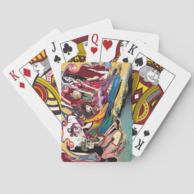 Baralho Série de Deco Cirque do renascimento (Verso)