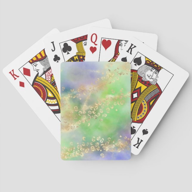 Baralho Série de Pintura Leopardo Design 4   (Verso)
