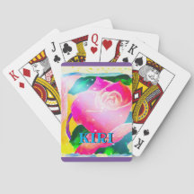 Seu nome com sombra da gota, feixes da estrela