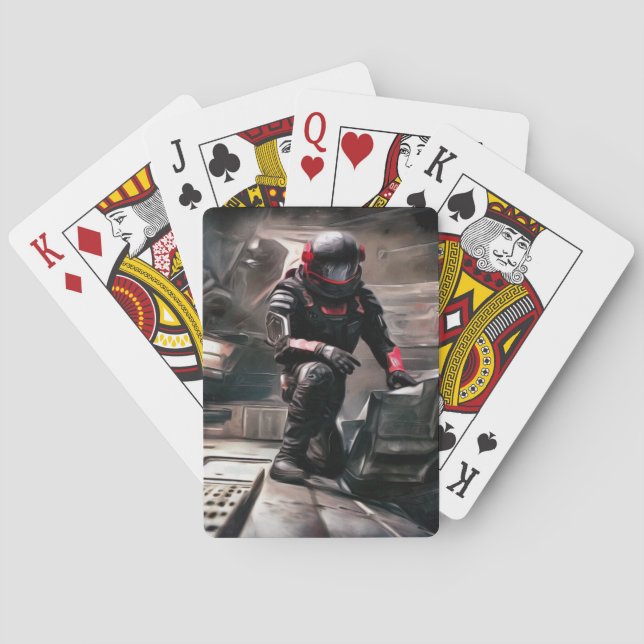 Baralho SF Hero a bordo nave espacial 3 (Verso)