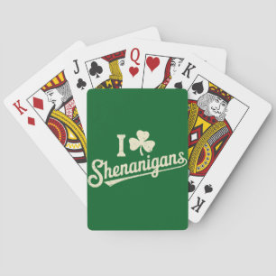 Baralho Shamrock Saint Patricks, da Patty Irlandesa Engraç