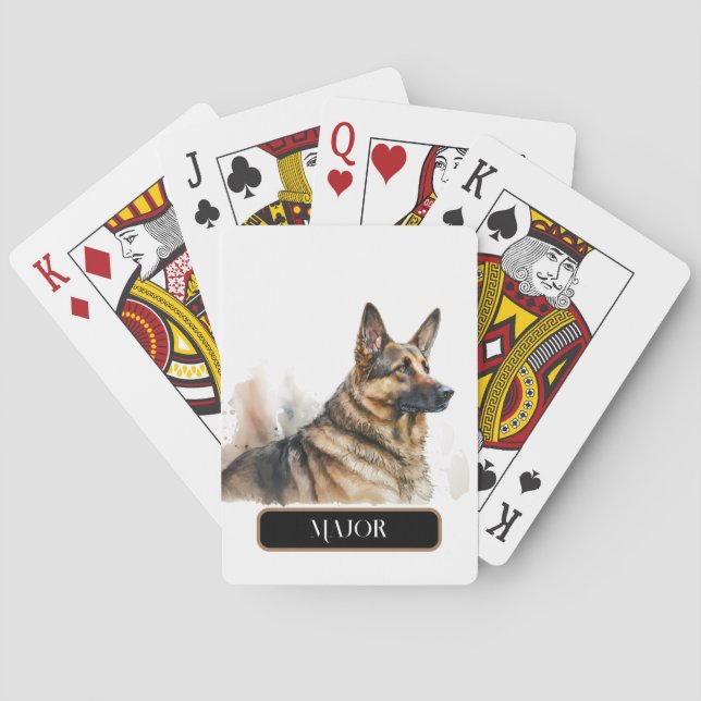 Baralho Shepard Dog Personalize (Verso)