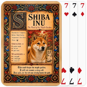 Baralho Shiba Inu, Arte Medieval de Bestiário