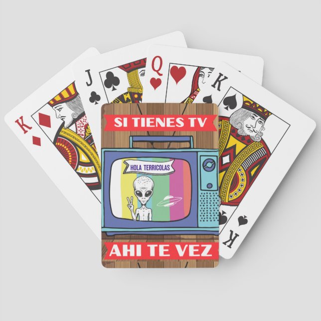 Baralho si tienes tv ahi te vez (Verso)