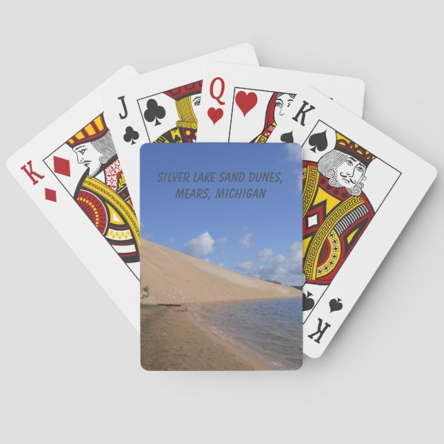 Baralho Silver Lake Sand Dunes, Mears, Michigan (Verso)