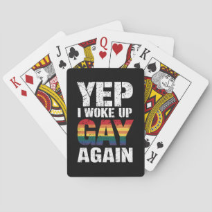 Baralho Sim, Eu Acordei Gay De Novo Orgulho Gay da Rainbow