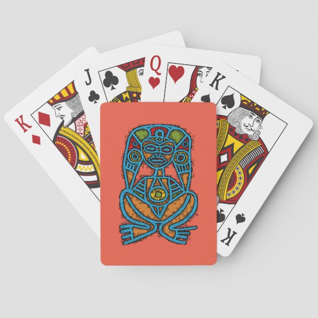 Baralho Símbolo de Indígenas da Deusa Atabey (Verso)
