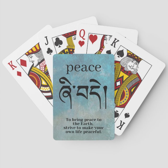 Baralho Símbolo de Paz (Verso)