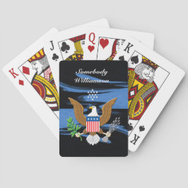 Baralho Símbolo Patriótico dos Estados Unidos personalizar