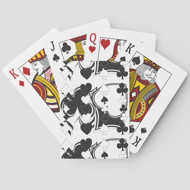 Baralho Símbolos dos cartões de jogo (Verso)