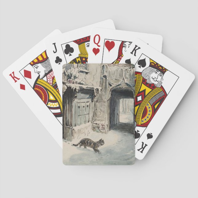 Baralho Simpkin o Gato sai (por Beatrix Potter) (Verso)