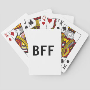 Baralho Simples minimal BFF melhores amigos família nome p