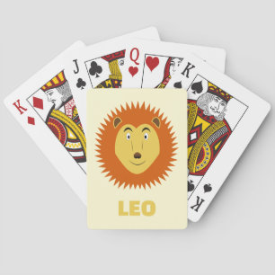 Baralho Sinal de Leão Estrela Aniversário Leão Personaliza